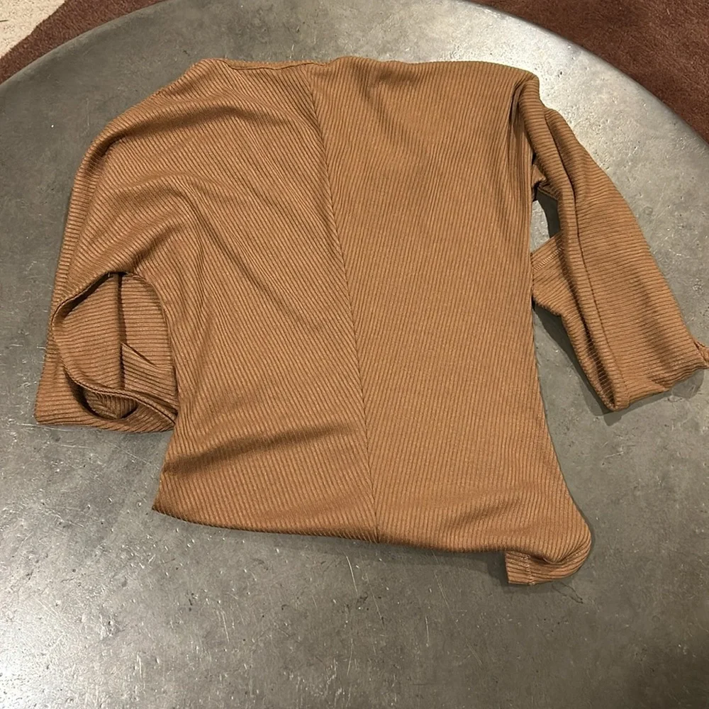 NWT Rag&Bone Camel the knit bias top - Picture 6 of 6